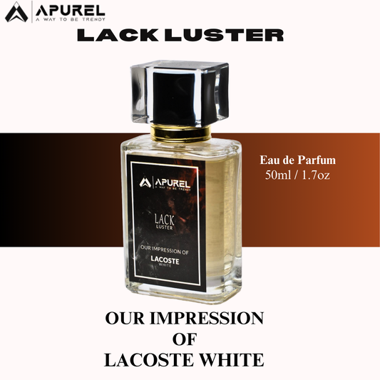 LACK LUSTER – Our Impression Of Lacoste White